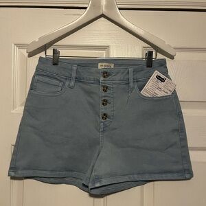 Maurices Light Blue Jean Shorts